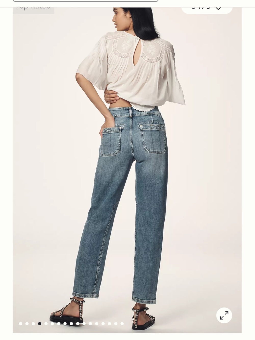 Wanderer Mid-Rise Relaxed Jeans by Pilcro - Picture 2 of 9